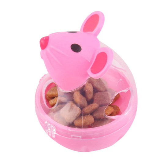 Interactive Cat Food Tumbler Toy and Feeder Ball