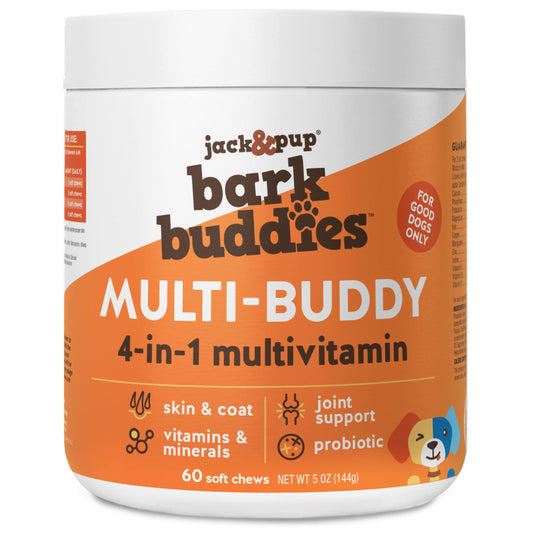 Jack&Pup Dog Multivitamins – 60 Chewable Soft Chews