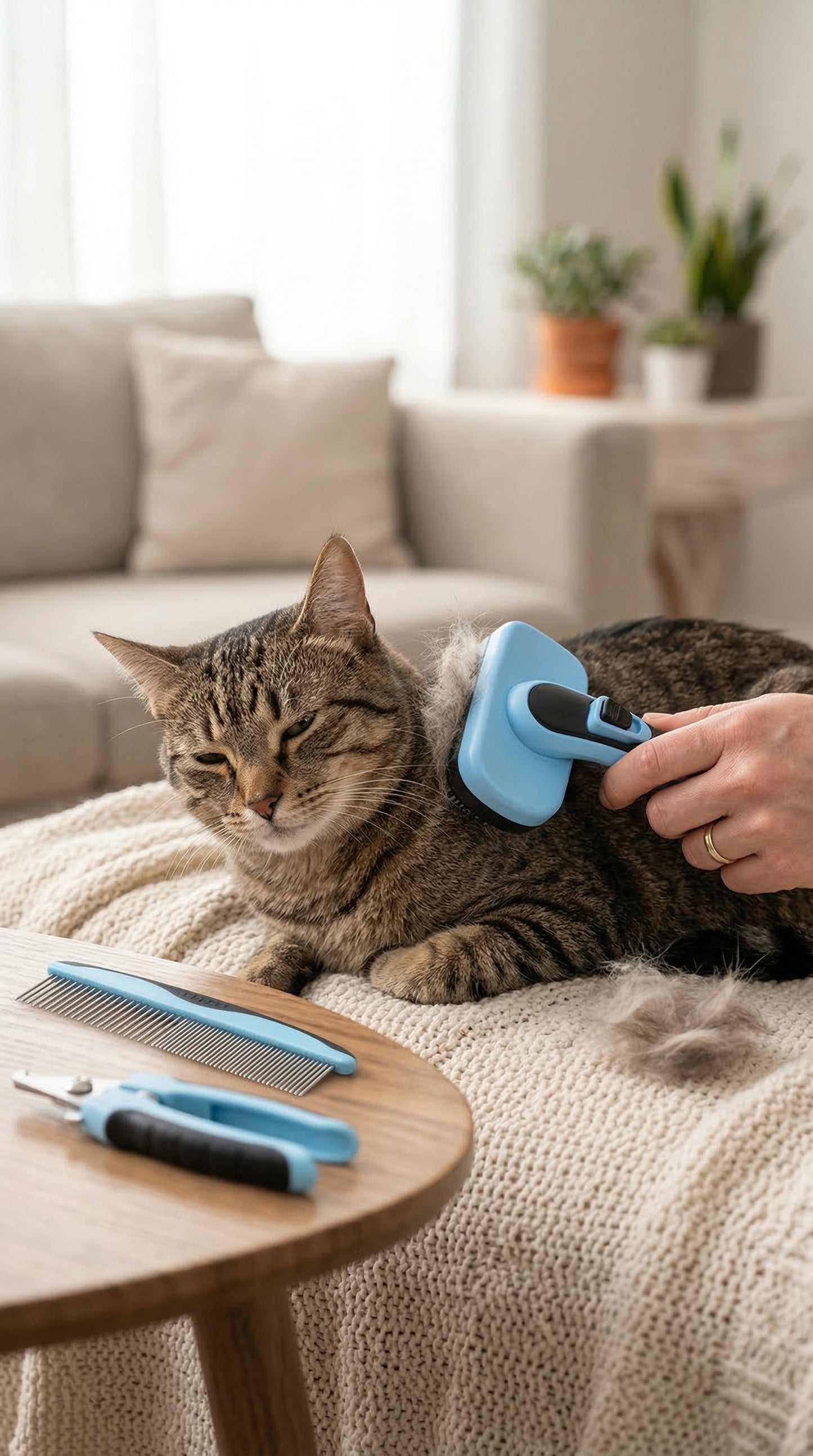 Multi-Function Retractable Pet Brush – Hair Removal & Grooming Comb, 3 Stylish Options