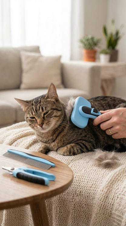 Multi-Function Retractable Pet Brush – Hair Removal & Grooming Comb, 3 Stylish Options