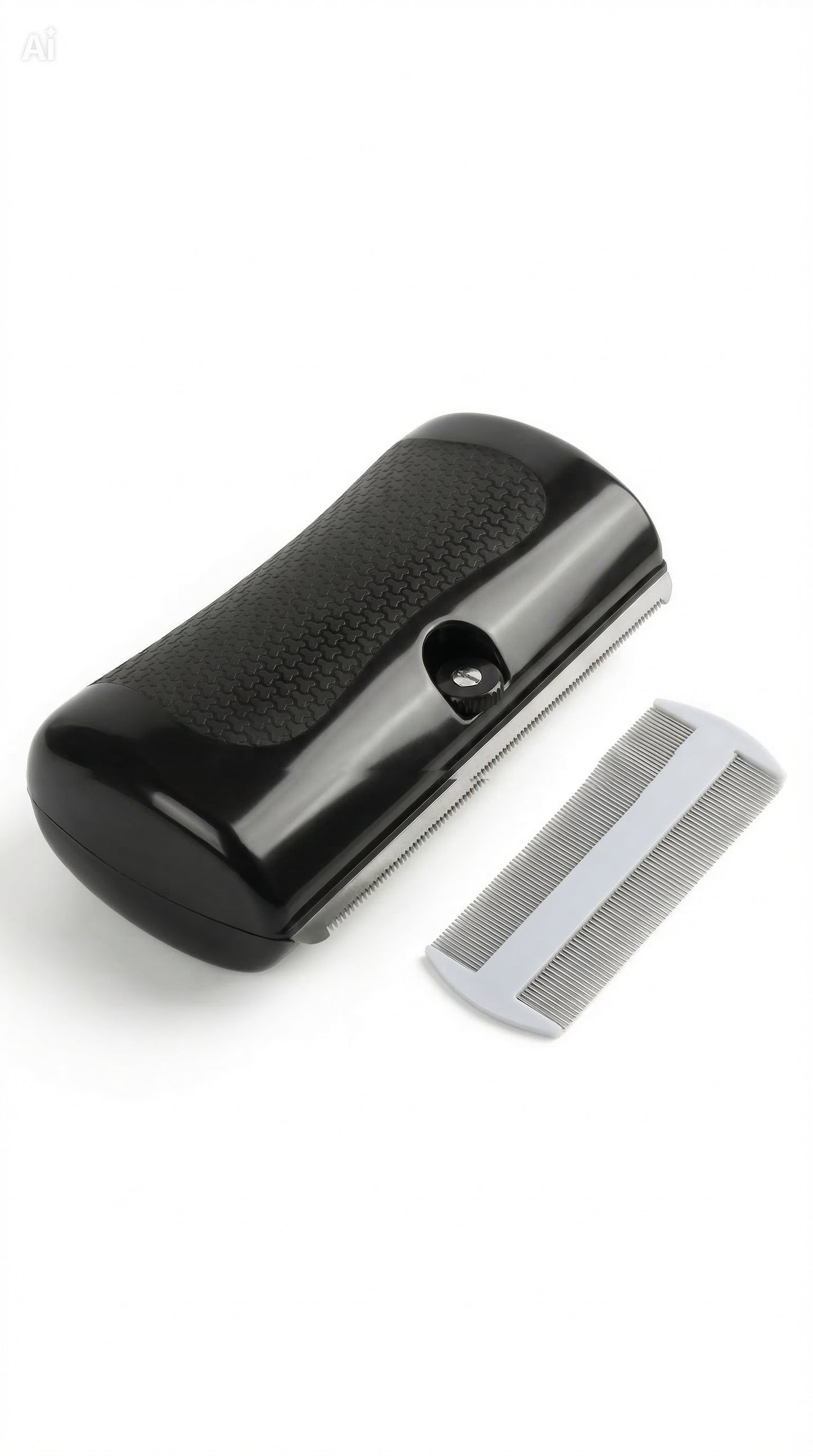 One-Piece Ergonomic Pet Grooming Brush – Professional Fur Removal for Cats & Dogs