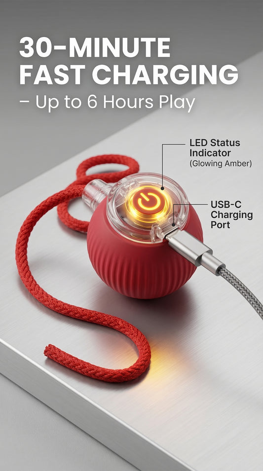 Smart Interactive Rolling Ball – Endless Playtime for Your Pets