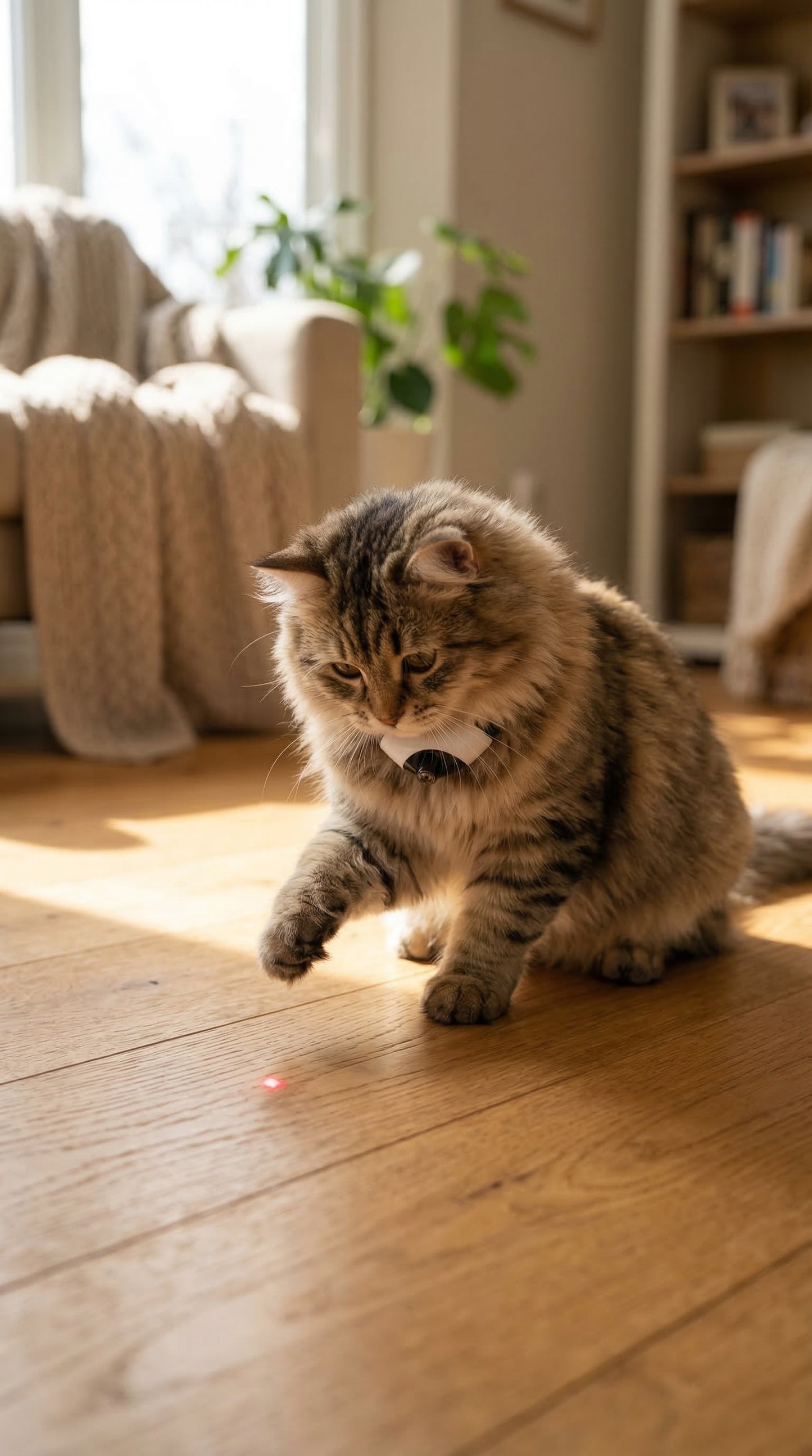 Smart Laser Cat Collar Toy – The Hands-Free Laser That Keeps Cats Playing for Hours
