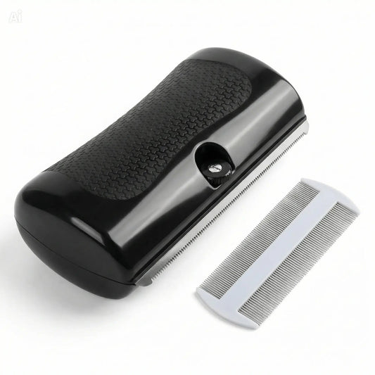 One-Piece Ergonomic Pet Grooming Brush – Professional Fur Removal for Cats & Dogs
