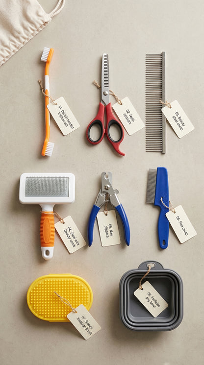 8-in-1 Pet Grooming Kit for Dogs & Cats – Complete Home Grooming Set