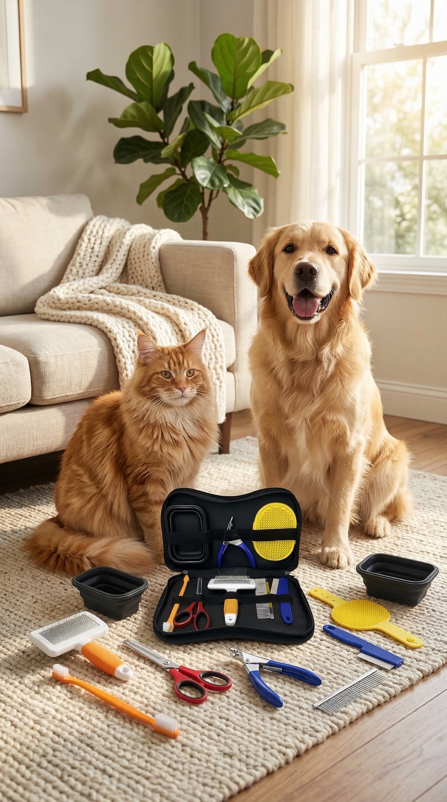 8-in-1 Pet Grooming Kit for Dogs & Cats – Complete Home Grooming Set