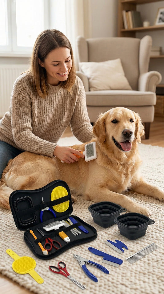 8-in-1 Pet Grooming Kit for Dogs & Cats – Complete Home Grooming Set