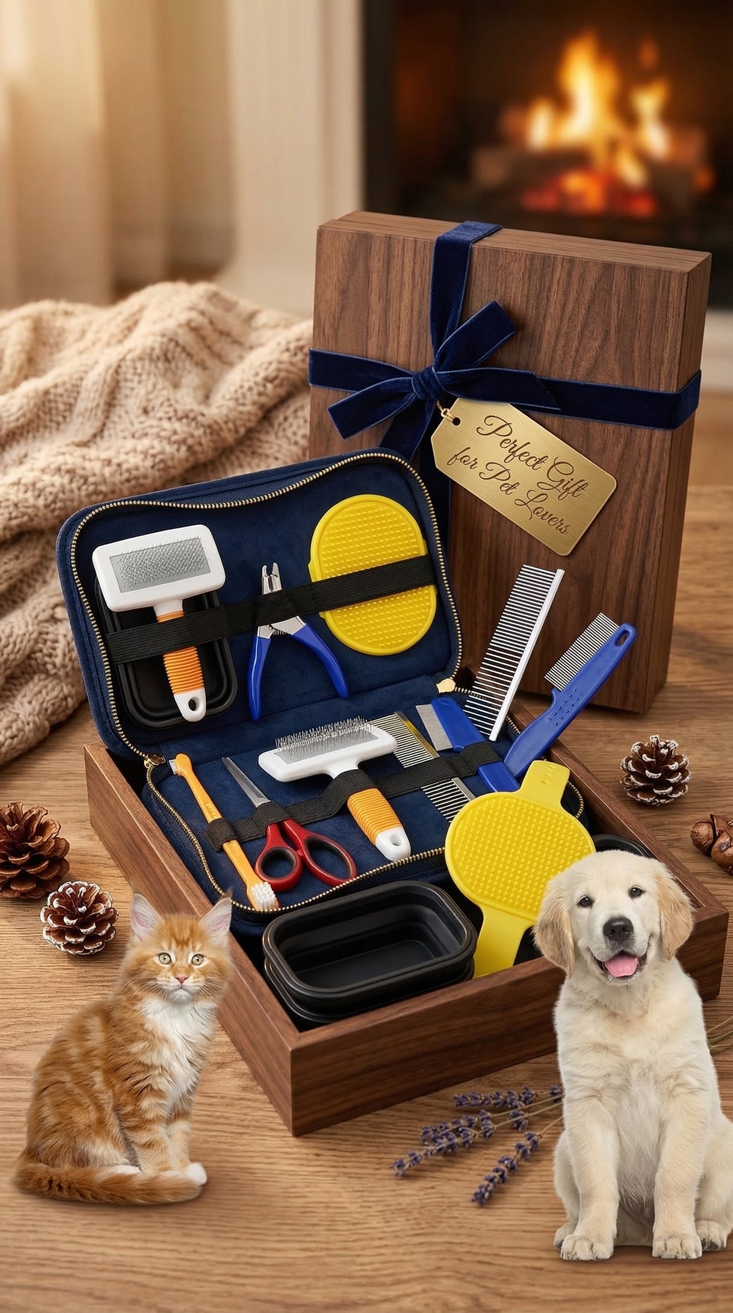 8-in-1 Pet Grooming Kit for Dogs & Cats – Complete Home Grooming Set