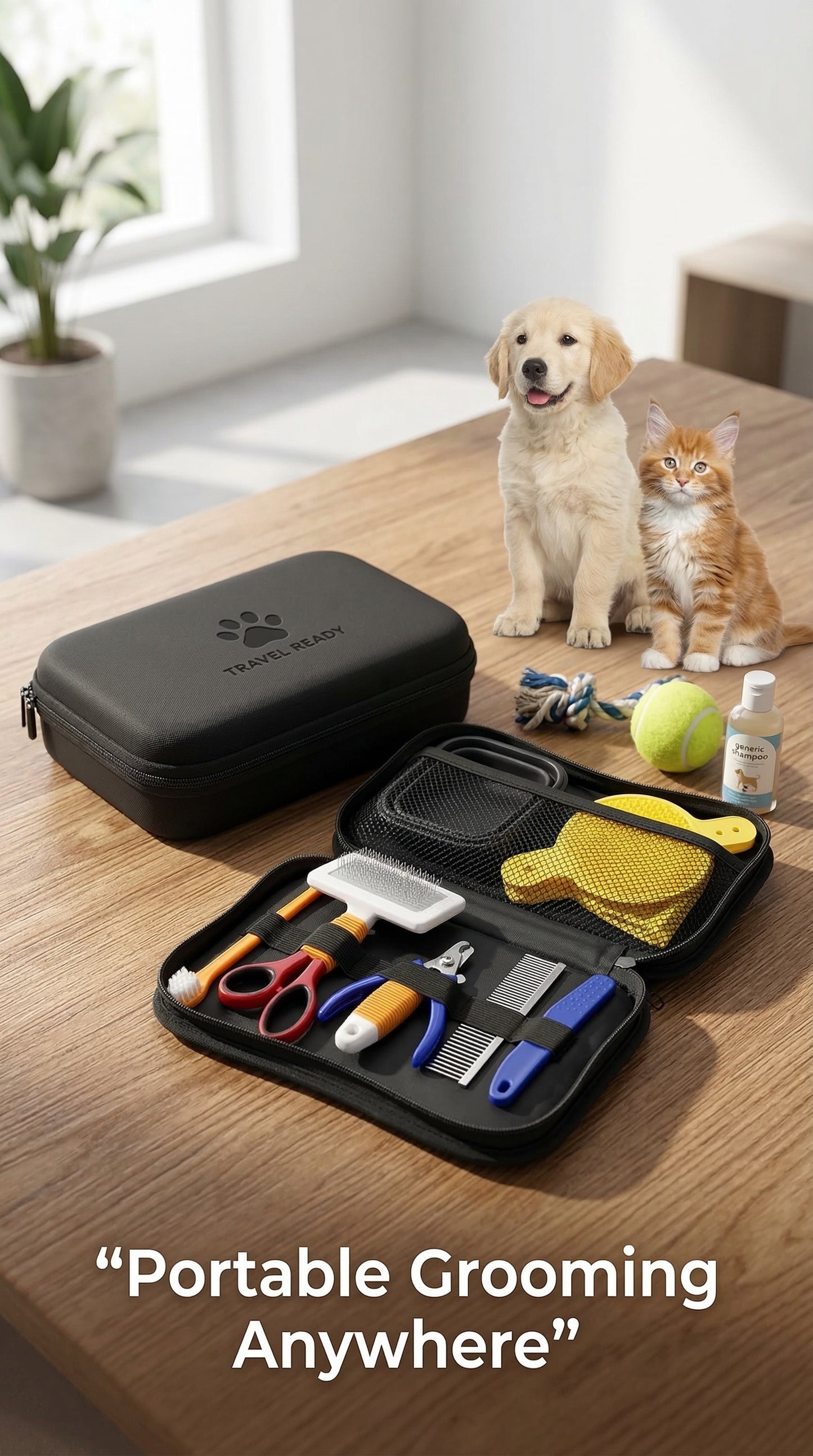 8-in-1 Pet Grooming Kit for Dogs & Cats – Complete Home Grooming Set