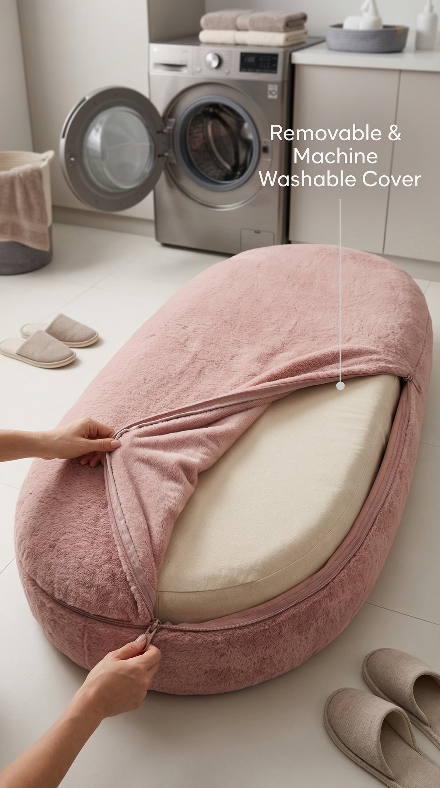 Giant Human Dog Bed – Orthopedic Plush Lounger for Adults & Pets