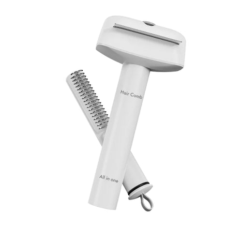 3-in-1 Stainless Steel Pet Hair Brush and Massage Comb